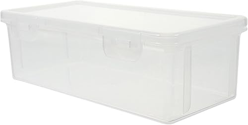 Miniatura 1 de UPKOCH Caja de pan para tostadas herméticas, contenedor de almacenamiento de pan transparente de plástico transparente con tapa, dispensador de pan
