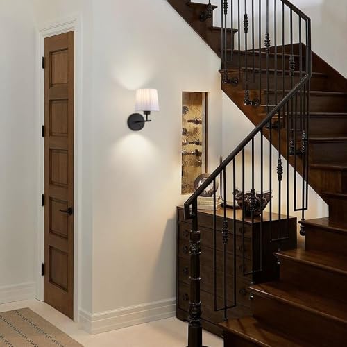 Iluminación de cabecera suave con aplique de pared industrial para dormitorio 6