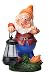 Woods International 4264 Disney Garden Solar LED Statue, 12-Inch, Happy