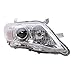 Brock Replacement Driver and Passenger Headlights Headlamps with Clear Lens Compatible with Camry 81150-06500 81110-06500