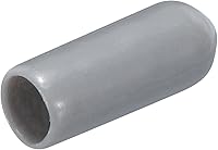 Vista 66 de uxcell 200 tapas de goma de 0.051 in (1/16") de vinilo redondo de vinilo para pernos de tubo, protectores de rosca de tornillo, color negro