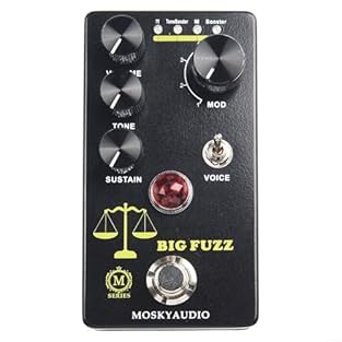 【Based on Big Muff PI circuit】This guitar effects pedal is designed based on the well-known Big Muff PI circuit, exceptional distortion and fuzz effects for your electric guitar. 【Effect Type: Distortion/FUZZ】With its versatile effect type, this peda...