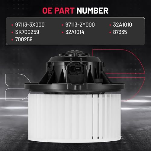 Image of BDFHYK AC Heater Blower Motor Fan 700259 Compatible with Hyundai Azera Elantra Elantra Coupe Elantra GT Equus Sonata, Compatible with Kia Cadenza Forte Forte5 Optima,HVAC Blower Motor Assembly 87335