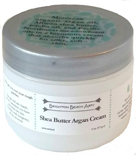 Great for Gardeners' hands: Unscented Shea Butter Argan Whipped Body Butter, Ultra Moisturizing for SENSITIVE Rough, Dry, Flaky, Hard, and Cracked Skin