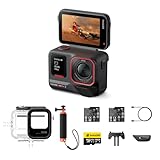 Insta360 Ace Pro 2 - ライカとの共同開発による防水仕様の8Kアクションカメラ。1/1.3インチセンサー、デュアルAIチップ 暗所性能 オーディオ、フリップ式スクリーン＆AI編集でVlogやオートバイなどに最適 潜水キット。