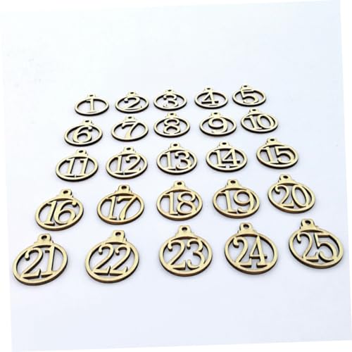 Toyvian 75 Peças Etiquetas Para Pendurar Bolsa Do Advento Etiqueta De Presente De Feriado Enfeite De