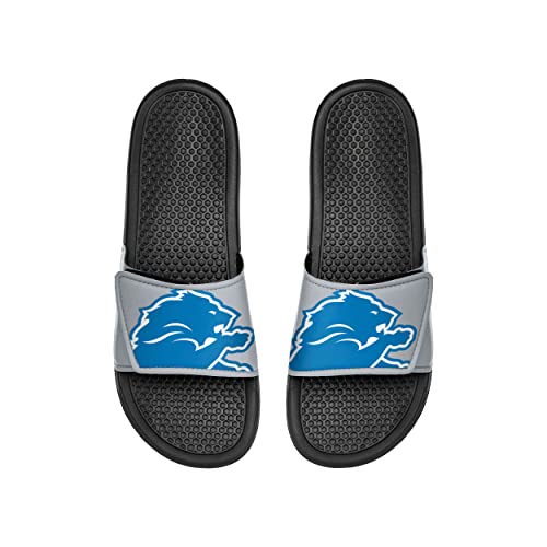 Image of FOCO mens NFL Team Cropped Big Logo Shower Sport Slide Flip Flop Sandals