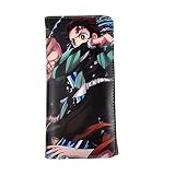Portefeuille|walletAnime Fantôme Extincteur Lame Couleur PU Longue Section Étudiant Hommes et Femmes Boucle À Pression Grande Capacité Sac De Rangement De Pièces De Monnaie Clip Sac