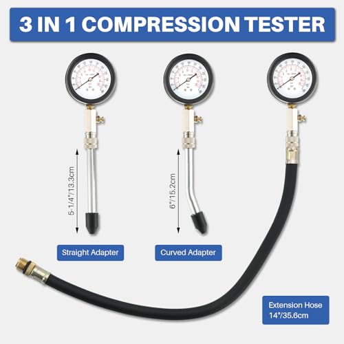 image for DASBET 8PCS Petrol Engine Cylinder Compression Tester Kit | Compressio