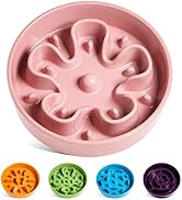 LE TAUCI Dog Bowls Slow Feeder Ceramic, 1.5 Cups Slow Eater Bowl for Dogs, Puppy Slow Feeder Bowl...
