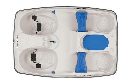Sun Dolphin Sun Slider 5 Seat Pedal Boat with Canopy (Blue)