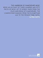 The Handbook of Shakespeare Music 111243822X Book Cover