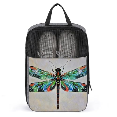 Bolsa de almacenamiento para zapatos de viaje Dragonfly: evita manchas en tu ropa limpia