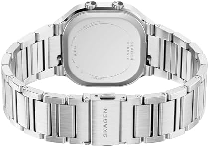 Skagen Men's Mellem Digital Silver Stainless Steel Watch (Model: SKW6948) — view 4