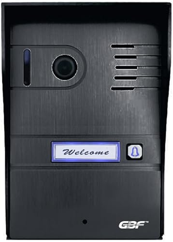 Miniatura 2 de GBF Smart Video DoorbellDoor Phone Intercom System PL963MBL-POE (Negro), Resistente a la intemperie- HD 1080P Video, Gran Angular, Detección de