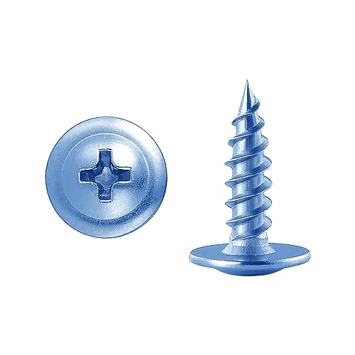 Image of (300 pcs) Wensilon #10x3 /4 inch Phillips Truss Head Wood Screws Galvanized Iron Quick Metal Self Tapping