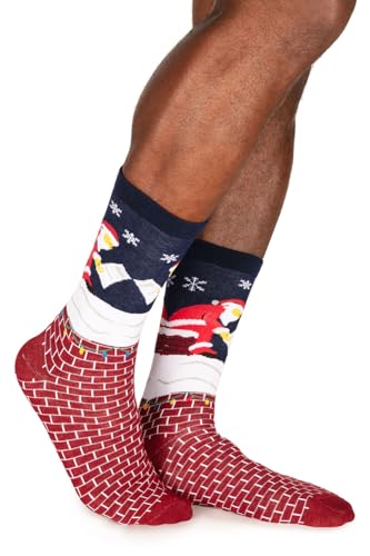 Image of Tipsy Elves Holiday Themed Socks for Men Fun and Festive Men's Socks for Valentines and More