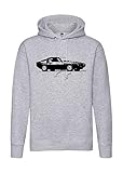 DGTextildruck Hoodie Alfa Romeo Montreal Kapuzenpullover Alfa Romeo Montreal DTG Graphic, Größe: 2XL