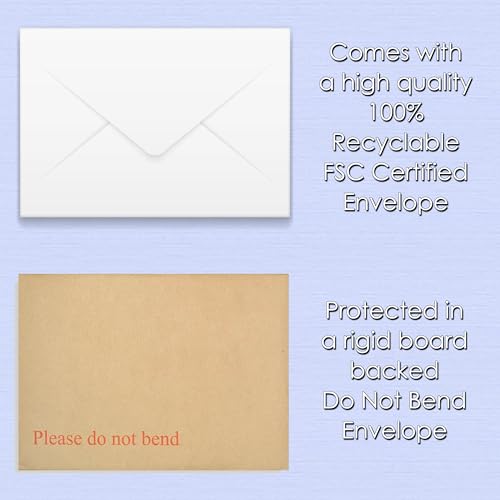 Christmas Card For Husband (Highland Cow Art) - Special Xmas Card for Him Kids Male - Image 2