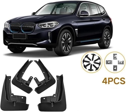 Guardabarros universales flexibles para BMW IX3 G08 con protección resistente contra salpicaduras 5