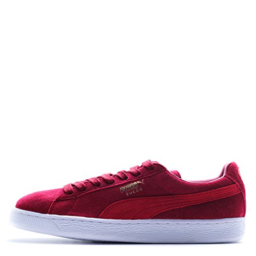 Image of PUMA Men's Suede Classic + Lace-Up Fashion Sneaker, Rio Red /High Risk Red, 11.5 M US