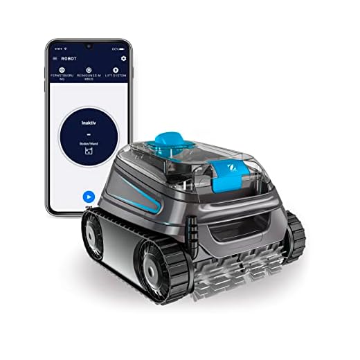 Limpiafondos Cnx 40 Iq Zodiac. Piscinas De Hasta 12 X 6 M; Limpia Suelo, Paredes Y Línea De Agua. Lift System Y Control Remoto Desde La Aplicación. Cable De 18 M, Doble Filtración Y Carrito