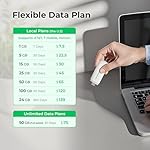 EIOTCLUB 4G LTE USB WiFi 6 Dongle - Portable Mobile Hotspot, 150Mbps High-Speed Portable WiFi with Pre-Installed SIM & No-Contract Data Plans, Support 10 Devices, for Travel, Car, Business, US Only - Image 2