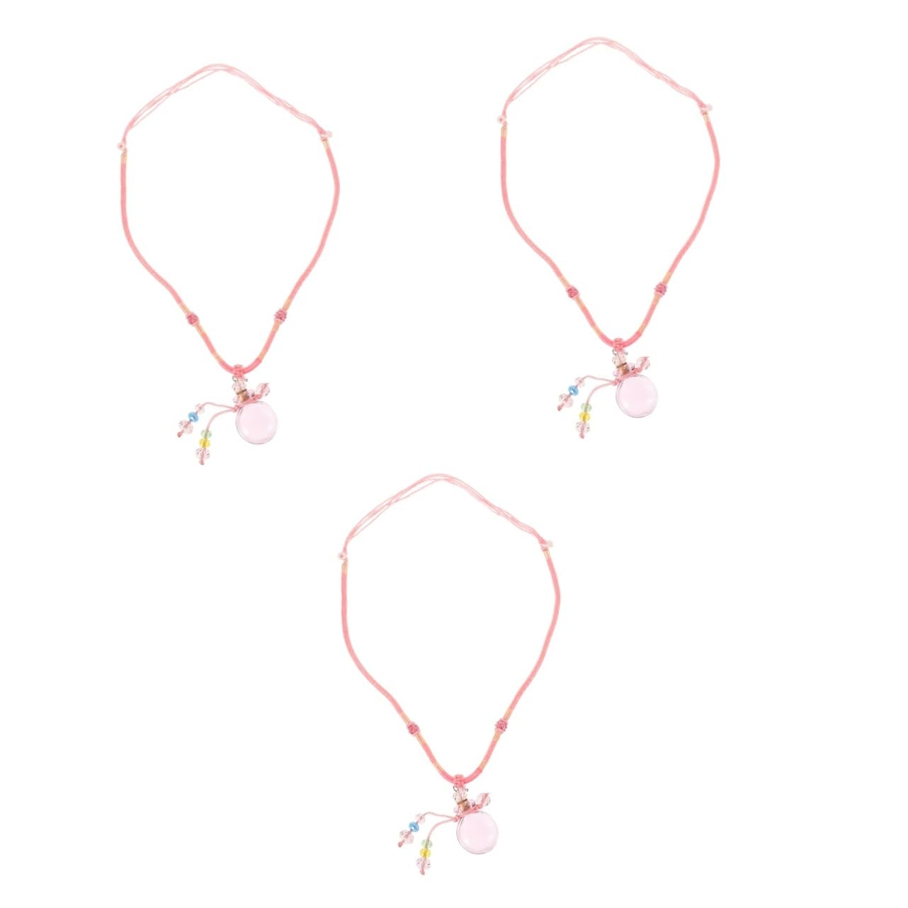 LIFKOME 3pezzi Collana Diffusore Con Ciondolo Creativo Pendant Per Essenze Aromatiche Adatta Eventi Come Festa Di Laurea e Natale