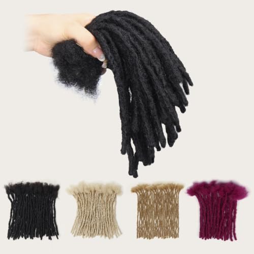 8 inch Interlocking Loc Extensions Human Hair