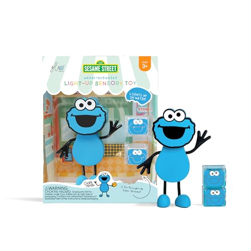 Glo Pals Figura de monstro de bolachas com função de luz de bairro sésamo