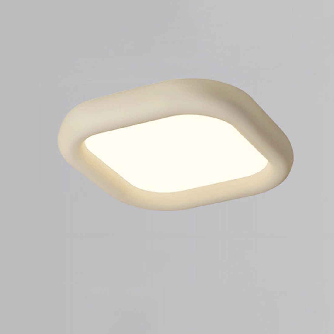 Plafonnier de style crème moderne 50cm pour réduire la fatigue visuelle nocturne