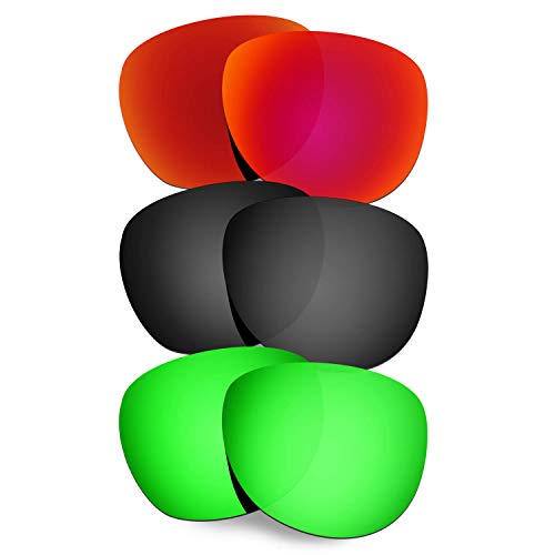 Lentille de rechange Oakley Stringer rouge noir vert et verres solaires interchangeables