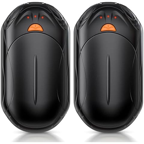AI Hand Warmers Rechargeable 2 Pack, 6000mAh Electric Hand Warmers, AI Smart Chips 20Hrs Long Safe Heat, Portable Pocket Heater, Gifts for Christmas, Outdoor, Golf, Hunting, Camping Accessories Cover