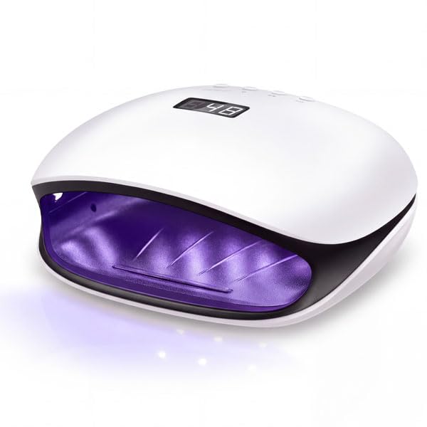 081 Store - Lampada UV LED Unghie Professionale 36 LED 365+405nm, Lampada UV LED Unghie con 4 Timer 10/30/60/99s, Sensore Infrarossi e Display Digitale, Fornetto Unghie per Gel e Semipermanente
