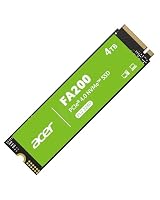 Acer FA200 PCIe 4.0 NVMe SSD 4TB: bis zu 7200 MB/s Lesegeschwindigkeit, Gen4x4 M.2 2280 Interne Festplatte mit HMB & SLC – Solid State Drive für Laptop/Desktop PC/Gaming (PS5 Kompatibel) – Ansicht 1