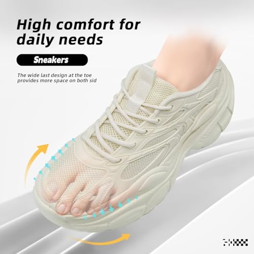 Womems Walking Shoes Running Tennis Fashion Sneakers Athletic Gym Workout Comfortable Breathable Lightweight3