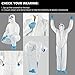 YIBER Hazmat Suits | 7 Sizes & Multiple Specifications Options | Heavy-duty Full Body Protective Suits Pressed From PPSB Material & PE film | Safe & Suitable For Countless Applications