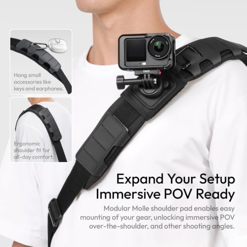 Image of ULANZI U023 Camera Sling Bag 13L, 3-Point MOLLE Shoulder Yoke Crossbody Bag