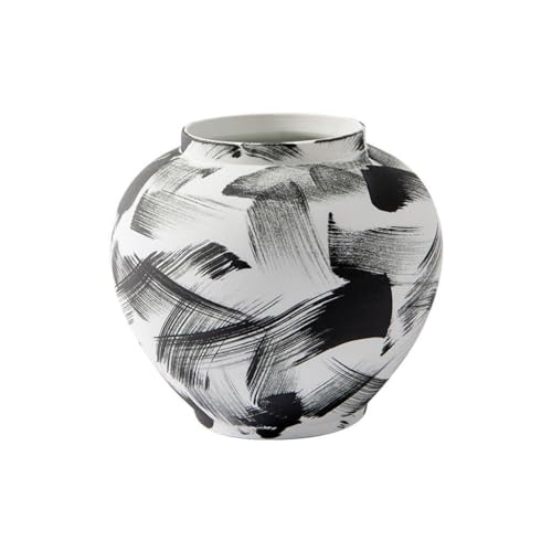 Vase en céramique style chinois à l'encre cadeau idéal décoration de maison