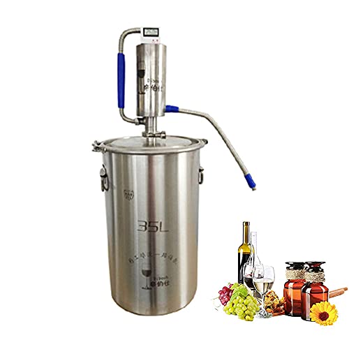 35L Moonshine Small distiller, home brewing equipment, micro-machine distiller, vodka, brandy, whiskey and alcohol brewing