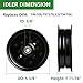 Mower Deck Rebuild Kit for Hus qvarna 48 inch YTH2348 YTH 23V48 2748GLS 2448T Includes 3 Spindle 187292 192870, 3 Blade 173920 180054, 2 Idler 177968, 2 Idler 196104, 2 Idler 196106, 1 Be lt 197242