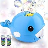 SUUYOO Bubble Machine, Automatic Whale Bubble Blower for Kids, Bubble Maker Over 2000 Bubbles per...
