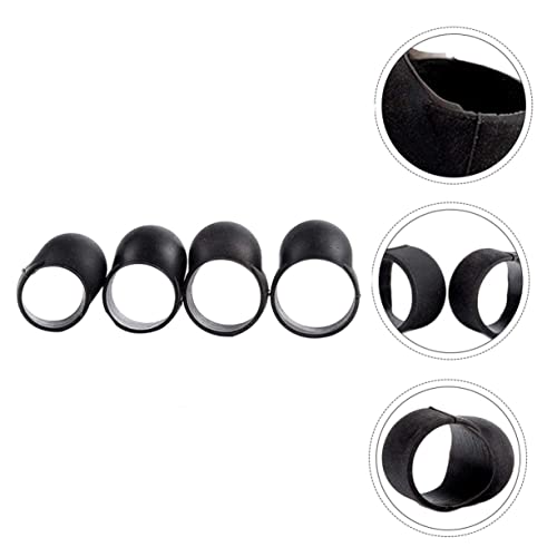 4 Pcs Berço de tambor etéreo protetor de dedo silicone Protetor de dedo de silicone luva de dedo de