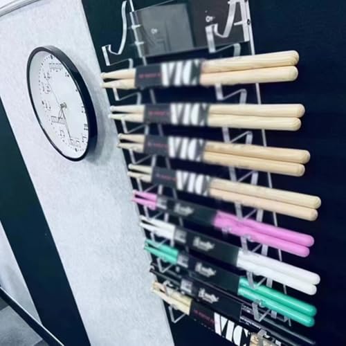 Soporte de Acrílico para Baquetas Montado en Pared YLLFFLL, Organizador de Baquetas para 10 Pares, Gran Capacidad miniatura 2
