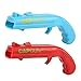 Produktbild Aobp Cap Gun Flaschenöffner Bierflaschenöffner Pistole Bierkappe Zappa Kronkorken Shooter Launcher Kreative Bieröffner für Bar Party und Trinkspiel schießt über 5 Meter (Rot und Blau)