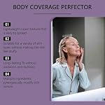 Body Coverage Perfector,Waterproof Leg & Body Makeup,Tattoo Cover Up Makeup, Leg Makeup Concealer,Tattoo Abdecken Wasserfest Foundation,Bein Make Up Wasserfest ohne Übertragung (Nude, 74g) – Bild 4