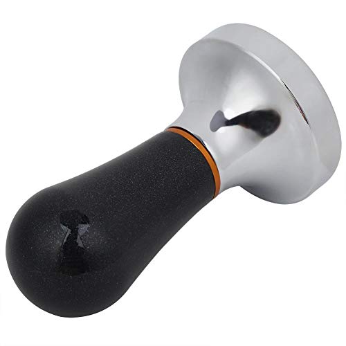 Molinillo de café de aluminio de 57 mm con mango ergonómico para hacer café en la cocina, color negro - Imagen 7