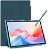 Tablet Android 10 Pulgadas con Funda y Lápiz Óptico, Android 15, 8GB RAM 32GB ROM, Soporta Expansión 1TB, Batería 6000mAh, Pantalla Táctil IPS HD 10.1", Cámara Dual 2MP+8MP, WIFI-6 Bluetooth 5.0 2