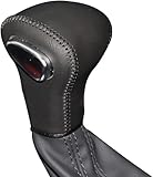 JI Loncky Leather Gear Shift Knob Cover for Audi A4/A5/A6/A7/Q5/Q7/S6/S7/Allroad Automatic Accessories