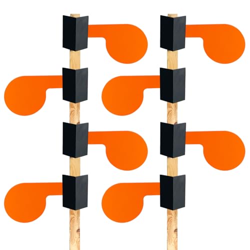 Image of Highwild 6 inch x 3 /8 inch AR500 Dueling Tree Paddle Set Reactive Steel Dueling Tree Targets DIY Shooting Target Kit for Shooting Range Outdoor